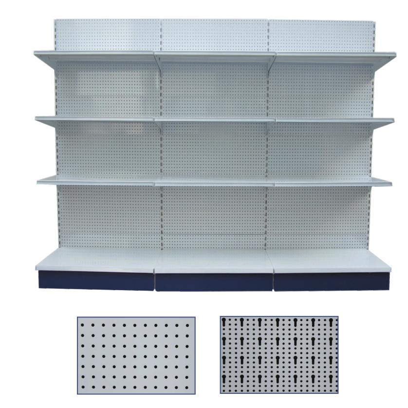 Single Sided Perforated Back Panel Shelf