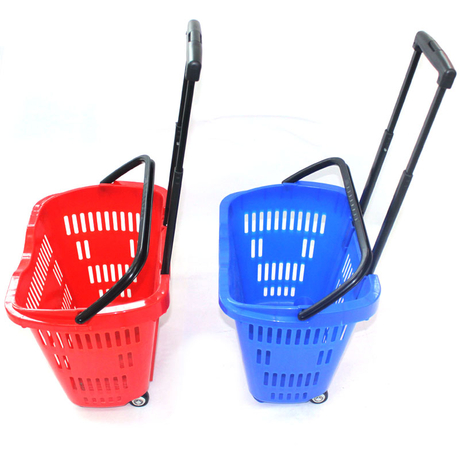 Two Small Rod Hand Basket