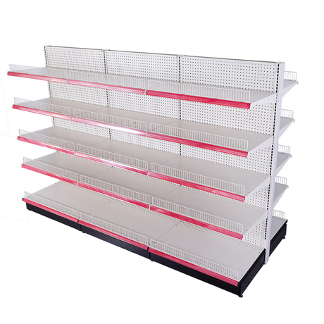 Double Sided Perforated Back Panel Shelf